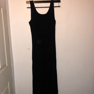 Long, black dress